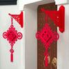 3D Chinese New Year Felt Lantern 2025 Chinese Spring Festival Red Lantern With Tassel Decorative Wedding Party Decor Supplies