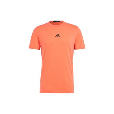 Designed for Training Workout Tee Bright Red Men Streetwear IS3815