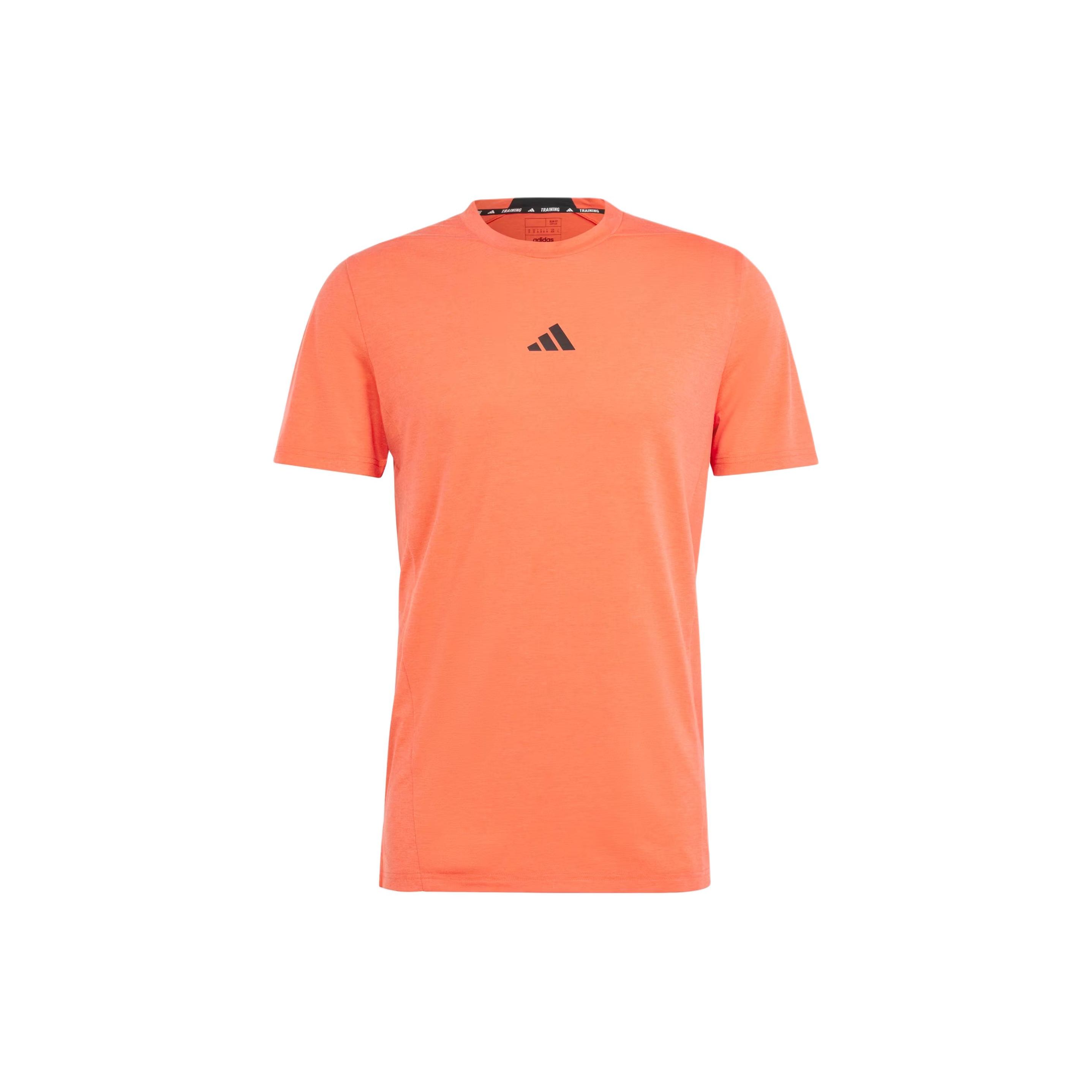 

adidas Designed for Training Workout Tee Bright Red Men Streetwear IS3815 XXL