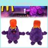 Grimace Yellow Hat Plush Toy With Eggplant Shape And Soft Crystal Fur Perfect For Kids Ages 7-14