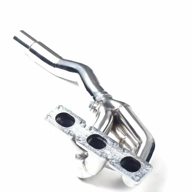 Stainless Steel Exhaust Manifold Header For 92-99 BMW E36 320 323 325 328 M3 6-CYL 3-1 Downpipe