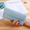 Fashion Hasp Purse PU Leather Phone Pocket Money Bag Card Holder Long Wallets