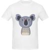Cute Koala T-Shirt Cotton Short Sleeve for Men Women T-Shirt(5)
