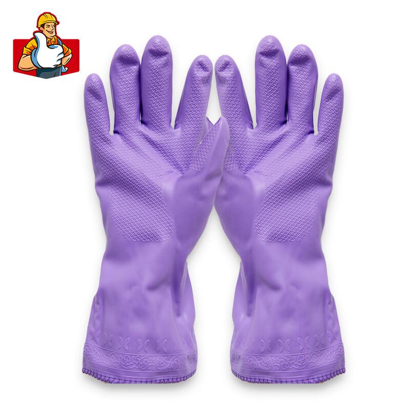 Dongya 808-2 Velvet Lined Waterproof Household Gloves