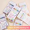 Languo 18 Colors Fabric Markers Pen Waterproof Permanent Fabric Textile Pen For Shoes Clothes DIY Art Graffiti Drawing Painting
