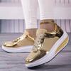Women's Shoes Flat Anti Slip Outdoor Walking Shoes for Women Sneakers Womens Wedge Sneakers Casual Thick-soled Vulcanized Shoes