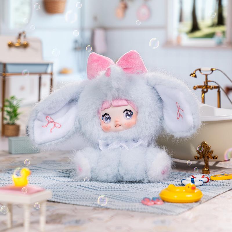 Nommi Plush Doll Blind Box Zoo Series Stuffed Animal Toy Cute Cartoon Figurine Bag Charm Keychain Collectible Gift For Kids