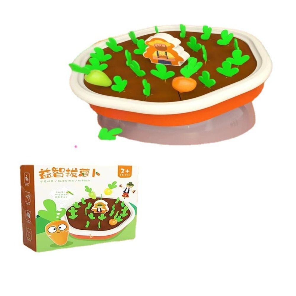 Toys Parent-child Interaction Toys Vegetable Memory Game Farm Pull Radish Game Pulling Radish toys