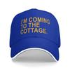 I'm Coming To The Cottage Funny Quote Baseball Cap  Unisex Women Print Trucker Hat Summer Tennis Skate Sun Visor Snapback Cap