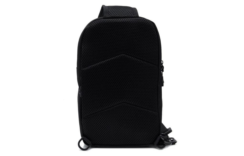 Li Ning Athleisure Fabric Crossbody Bag, Shoulder Bag, Sling Bag Regular Unisex Black ABST021-1