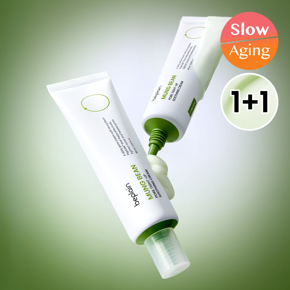 beplain Mung Bean Pore Tightup Soothing Cream 60ml (1+1 pack)