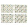 Toddler Eating Mat 4X Cute Animal Toddler Placemats Feeding Mat Toddler Table Mat Baby Eating Mat For Home And Travel