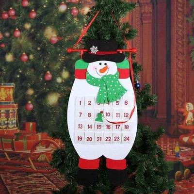 Festa di Natale Decorazioni per Casa e Giardino Calendario dell'Avvento Babbo Natale Pupazzo di Neve Alce Natale Capodanno Forniture per Feste Regali