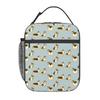Tri Color Corgi Dog Insulated Lunch Bag for Women Children Leakproof Food Boxes Thermal Lunch Box Tote