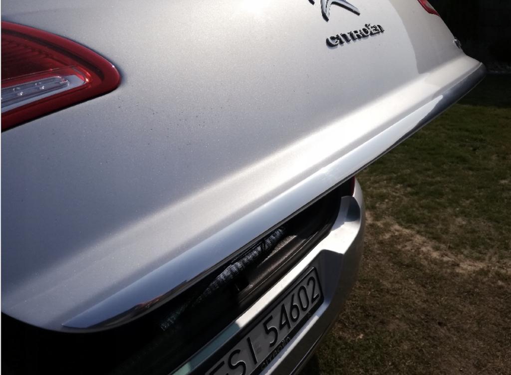 Citroen C4 II B7 - CHROME STRIP Chromed Tailgate