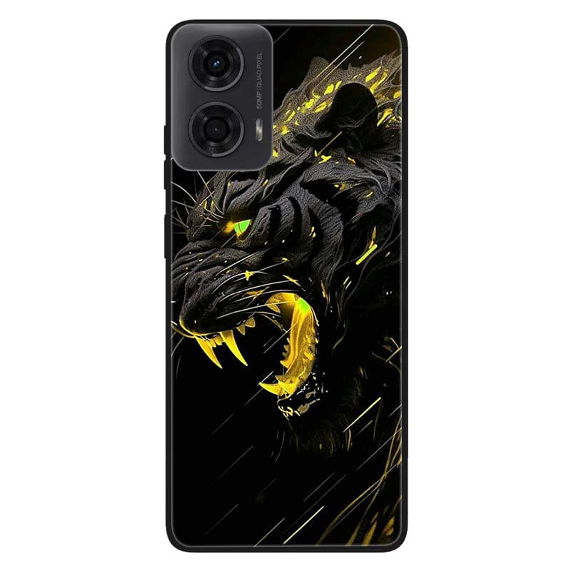 

For Motorola Moto G24 Power Case TPU Silicone Protective Cover for Moto G24 G 24 Power Cool Bumper Fundas Coque Black Shell Capa Moto G24 Power
