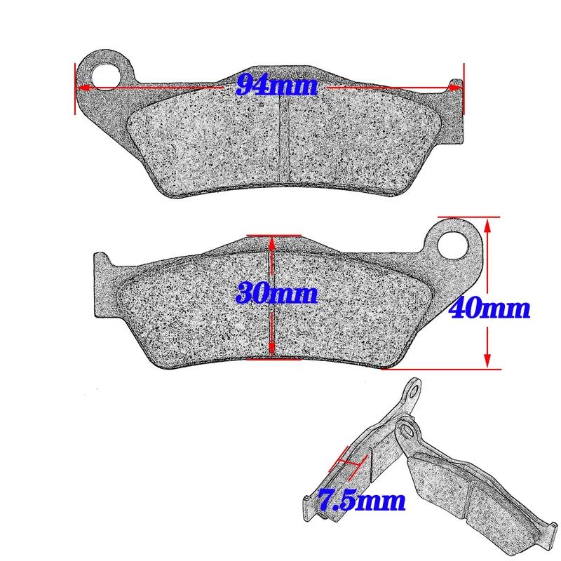 Motorcycle Front & Rear Brake Pads For KTM EXC EXCF SX SXF XC XCF XCWF Tpi 85 125 250 300 350 450 2003-2023 Enduro Dirt Pit Bike