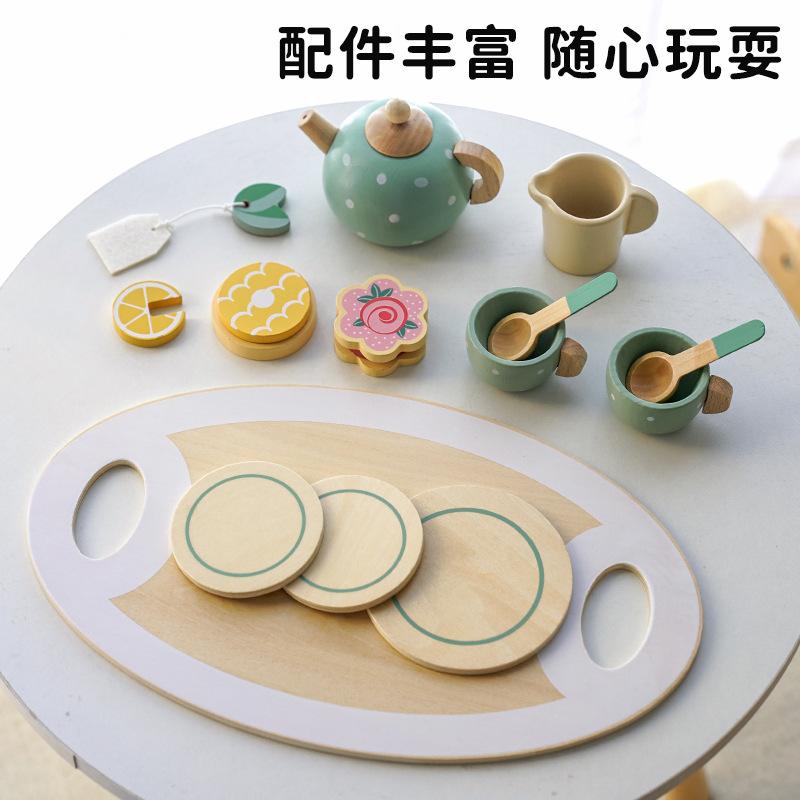 Early Education Toys/Simulation Children's Play-house Games/Simulation Tea Set Wooden Toys