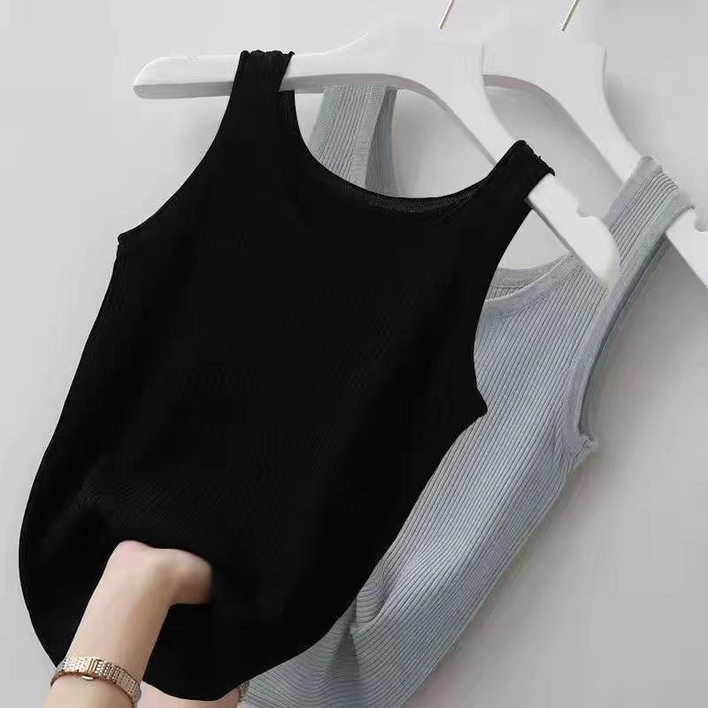 

Жилет Тонкий жіночий верхній одяг Внутрішня багатошарова сорочка без рукавів Тонка L
