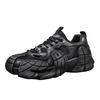 Men's Casual Sports Shoes Thick Bottom Breathable Outdoor Leisure  Summer New Style Dad Leather Mesh Shoes