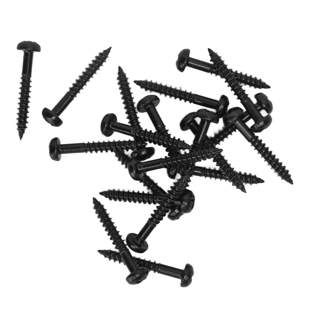 20 Pcs Pickup Mounting Screws Metal High Strength Replacement Electric Guitar Bass Pickup Screw