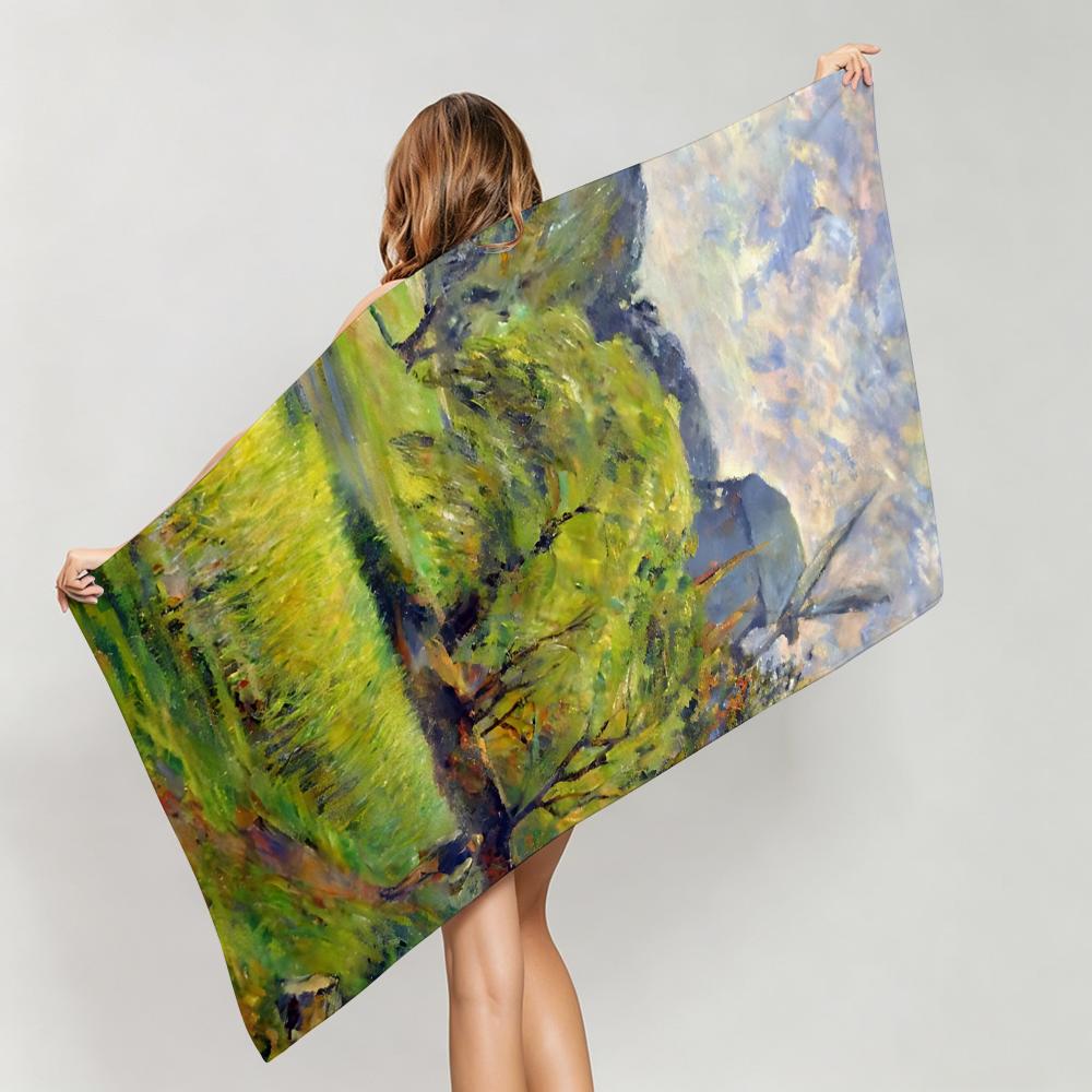 Vivid P-Paul GauguinS Towel Five-Star Hotel Quality Eco-Friendly Ultra Soft Thick Towels & Beach Towels