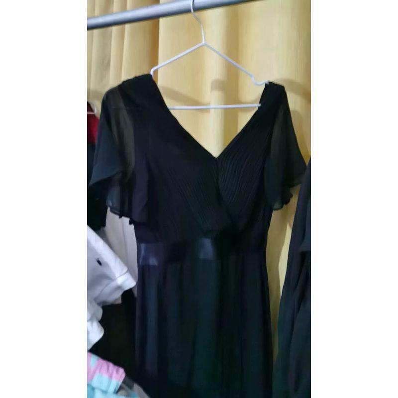 Elegant Eveninglong Elegant a Line V Neck Chiffon Plus Size Gown Dress