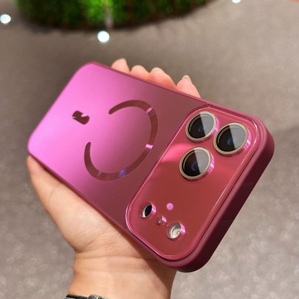 iPhone 17 Pro Max Case: Frosted Magnetic Lens & Screen Protector