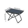 Table de pique-nique portable Tables de plage Table de camping avec support lumineux pour le sable Bord pliable avec évidement Articles suspendables