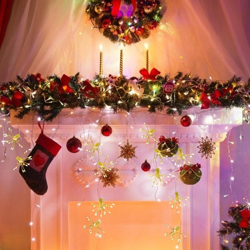 USB Fairy Lights 100LEDs Firework String Lights Christmas LED Fairy String Lights Bedroom Party