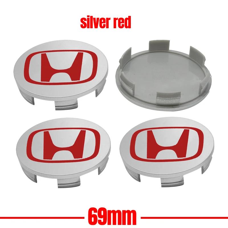 4PCS 58mm 62mm 69mm Car Wheel Center Covers Hub Caps For Honda Civic Accord Fit CRV Jazz Odyssey Prelude Insight HRV Crider XRV