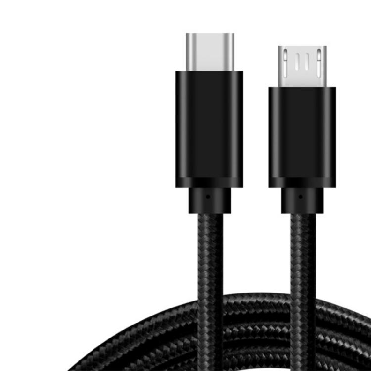 Braided USB Type C To USB 2.0 Cable 2.4A Quick Charging 480Mbps Fast Speed Data Transfer for Mobile Devices