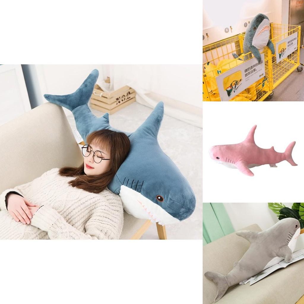 Realistisches 3D Hai Plüschtier Spielzeug Kissen zur Dekoration und als Kindergeschenk