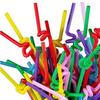 100Pcs Flexible Drinking Straws Kids Party Item Wedding Birthday Party