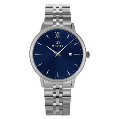 Profile Stainless Steel Blue Dial Quartz 50215STN104 Mens Watch