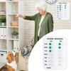 Pet Feeding Reminder, AM/PM Indication Chart with Magnetic Reminder Sticker, Feed Your Puppy Dog for Prevent Overfeeding & Obesi