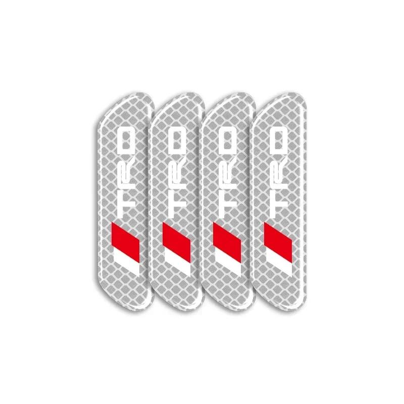 

4 шт. Светоотражающая предупреждающая наклейка безопасности на дверь автомобиля 3D наклейка Автоаксессуары для Toyota Camry Corolla Yaris Chr Auris Avensis T25