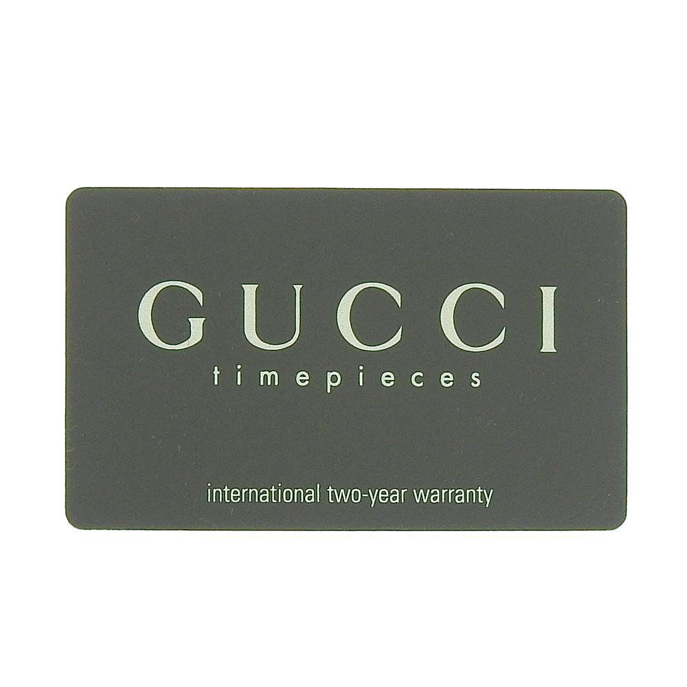 Gucci Uhren 1500L schwarzes Zifferblatt Edelstahl Quarz Analoganzeige Damen Gebraucht