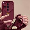 Cute 3D Gold Horse With Lanyard Phone Case For OPPO Find X9 X8 X8S Plus X7 Ultra Pro Cover Find X7Pro