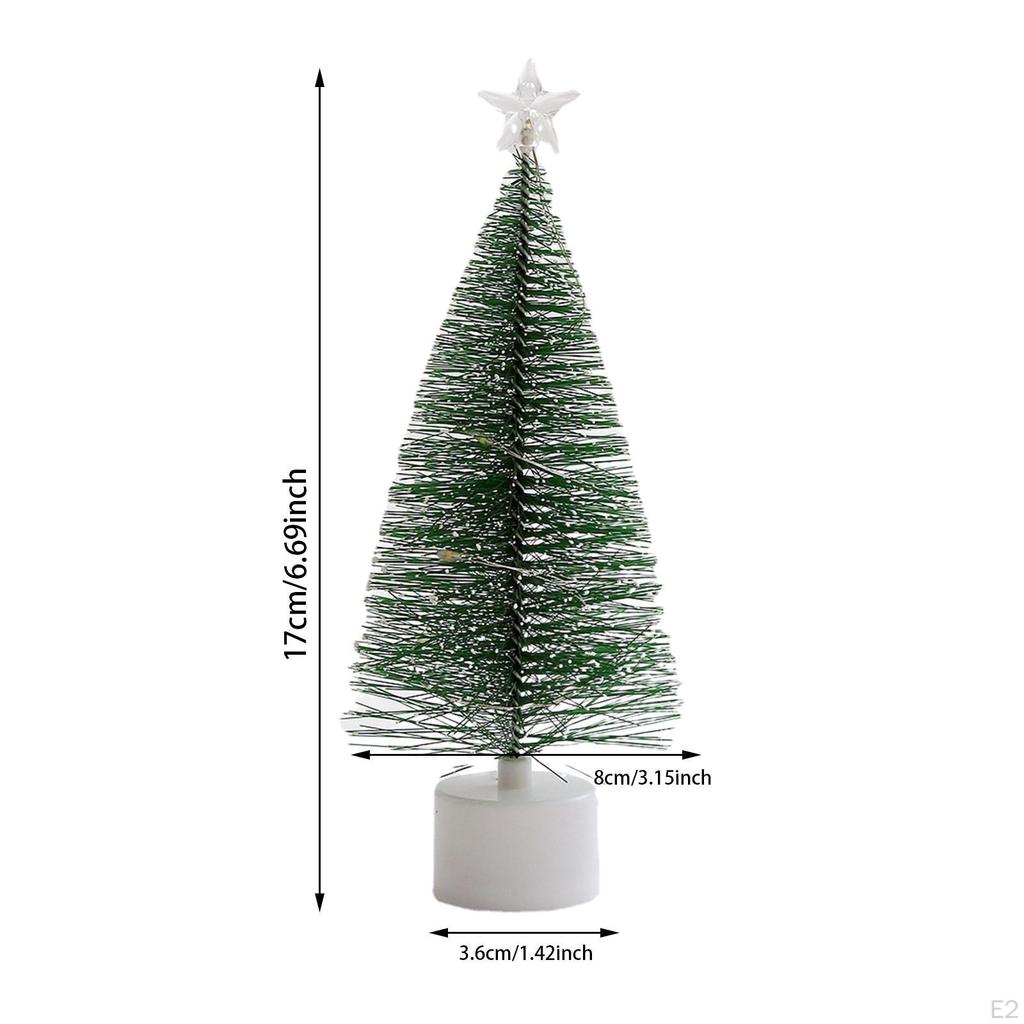Mini vánoční stromek se světlem umělý, středový prvek, na stůl