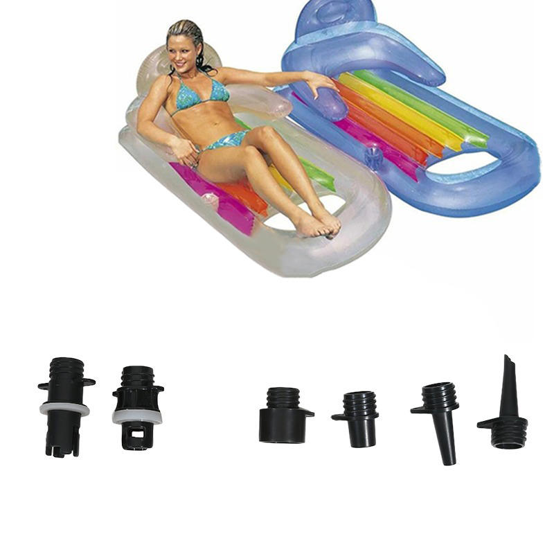 6PCS Inflatable Boats Pumps Adapter Paddle Board Pump Attachment Air Valve Adapter Kayak Accessories