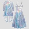 3D  Printed  Set Dress Coat ,Colorful and Diverse In Shape  Fashion Print,suitable for Various Scene Fashion Styles