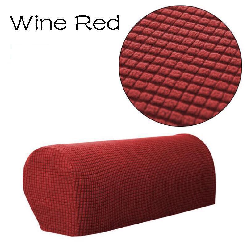 2PCS/Set Sofa Armrest Cover For Living Room Elastic Jacquard Armchair Cover Couch Case Non Slip Sofa Slipcover Corner Case Decor