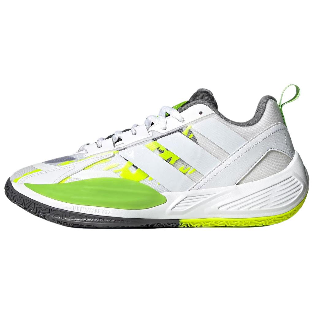 New Adidas XENOBURST Anti Slip Wear Resistant Low Top Basketball Shoes Men's White Green KK3527