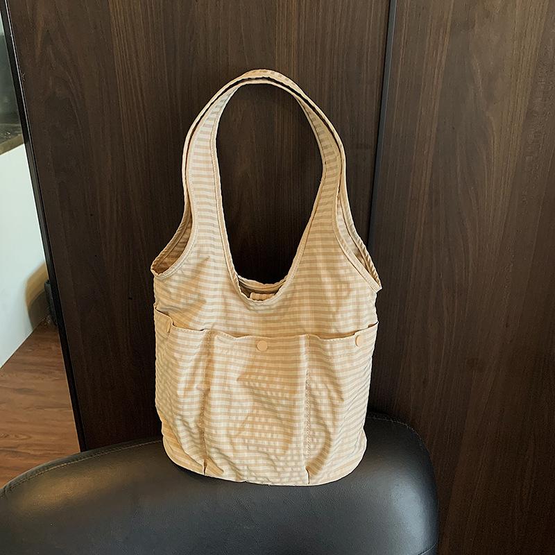 Casual Large-capacity Bag Women's 2025 New Simple and Versatile Shoulder Bag Lazy Wind Messenger Bag Tide