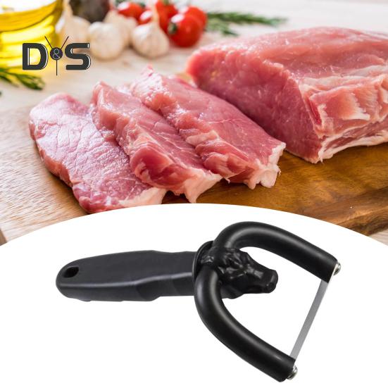 Stainless Steel Anti Rust Meat Slicer Labor Saving Ergonomic Design Food Cutter Kitchen Tools