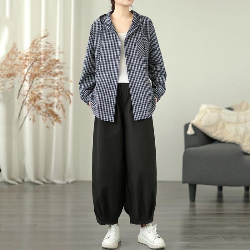 long sleeve oversized vintage shirts & blouses for blouse Casual loose spring autumn tops women button up shirt