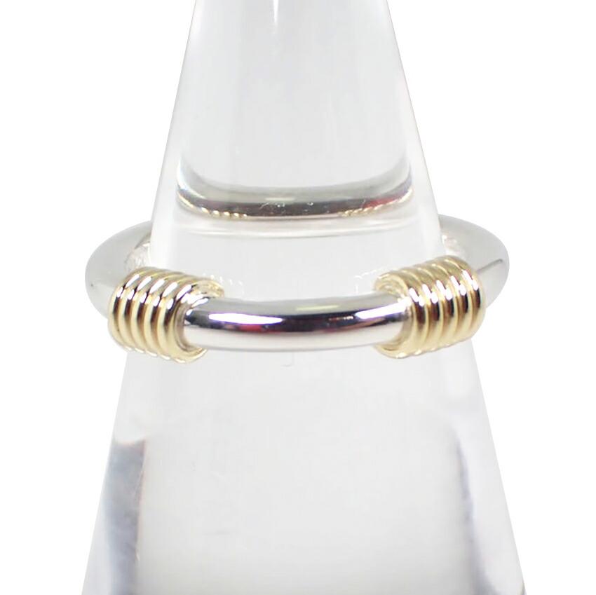 

[Used] TIFFANY/Tiffany 925/750 double coil ring/No. 9/g479-13