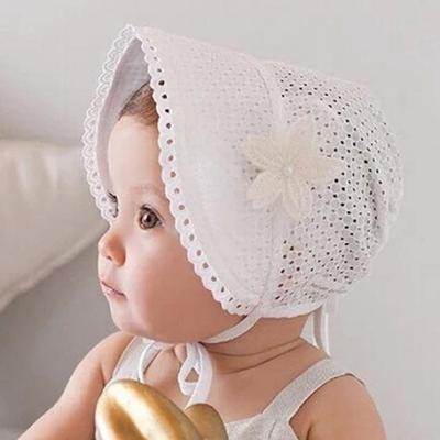 Niedliche Sommermütze für Babys, Mädchen und Jungen, Sonnenblume, hohle Prinzessin, 5–24 Monate