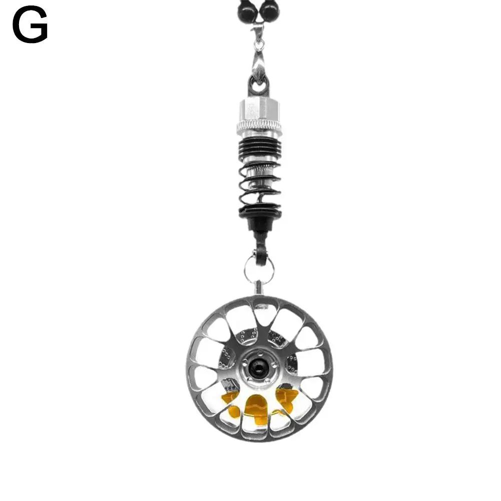 Creative Wheel Hub Brake Shock Absorber For Car Pendant Up-market Customization Car Interior Ornaments Car Interior Accesso S2A6